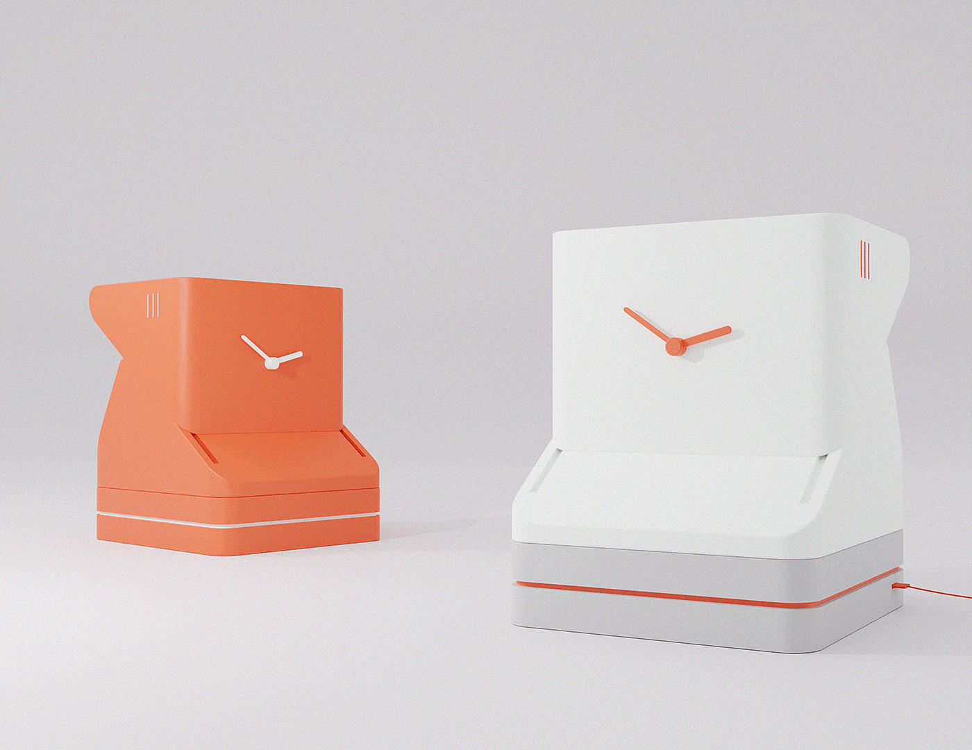 LUMI，Clock，3dart blender，