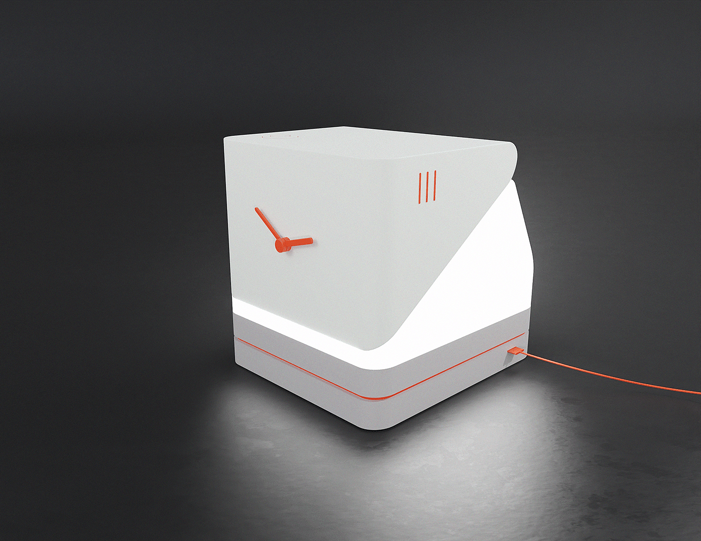 LUMI，Clock，3dart blender，