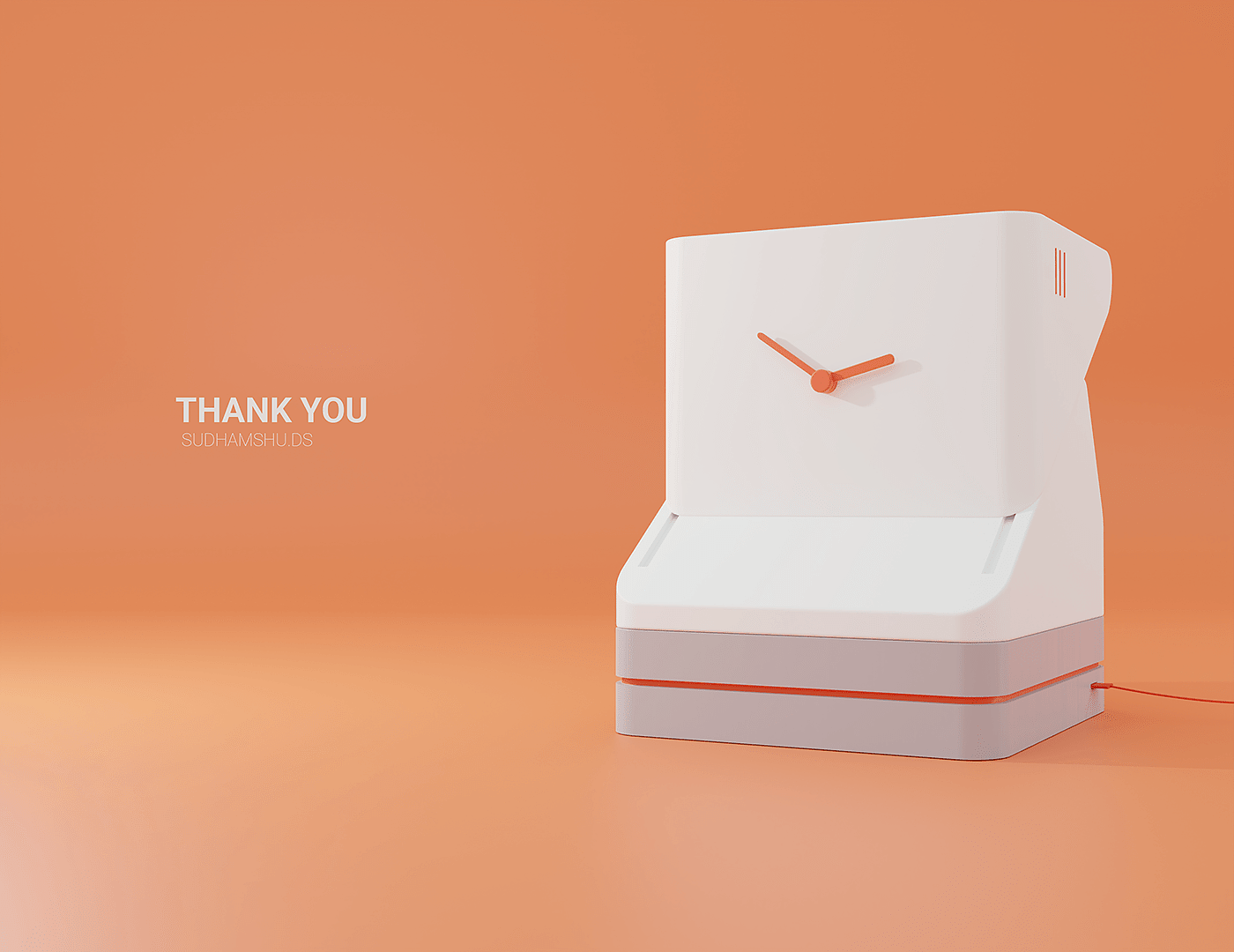 LUMI，Clock，3dart blender，