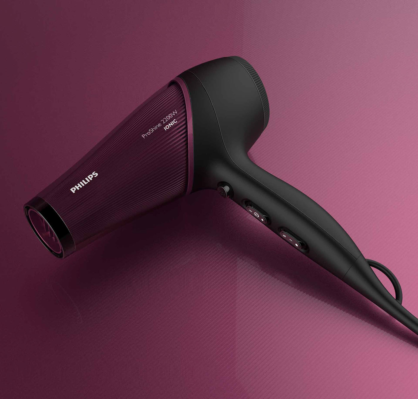 hair drier，purple，performance，atmosphere，concise，