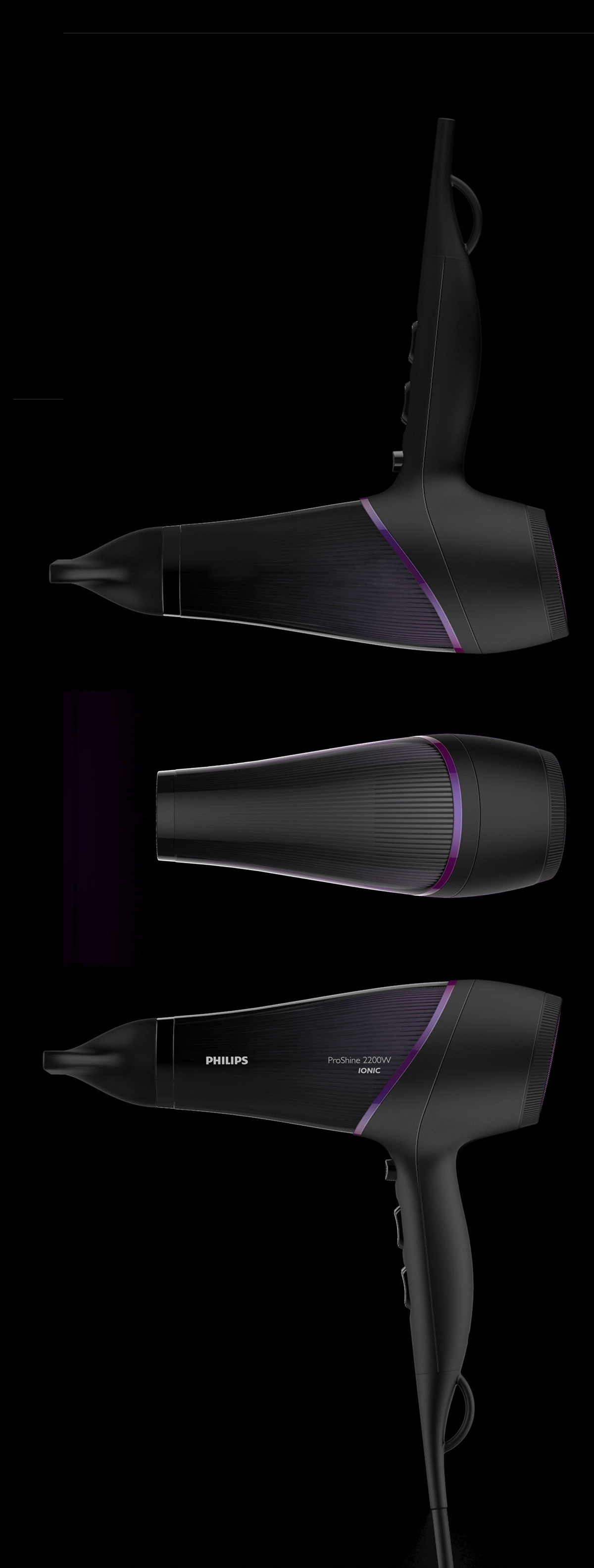 hair drier，purple，performance，atmosphere，concise，