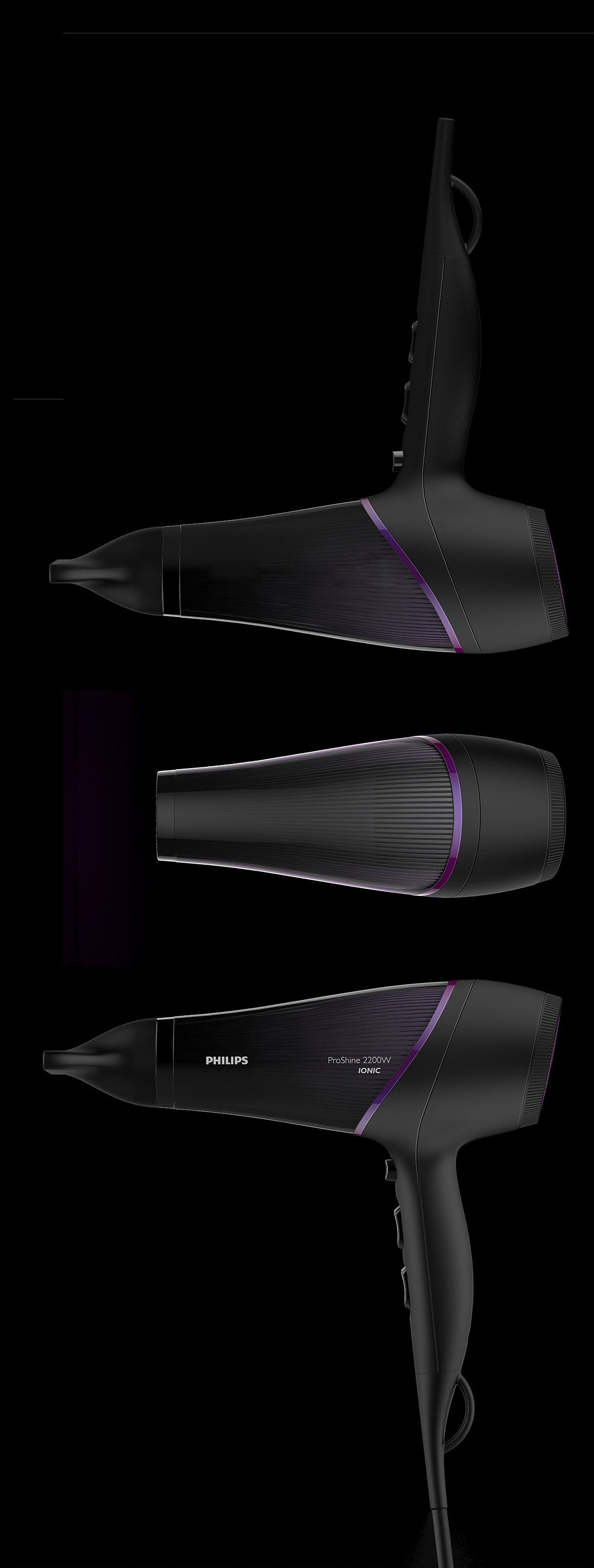 吹风机，紫色，性能，大气，简洁，