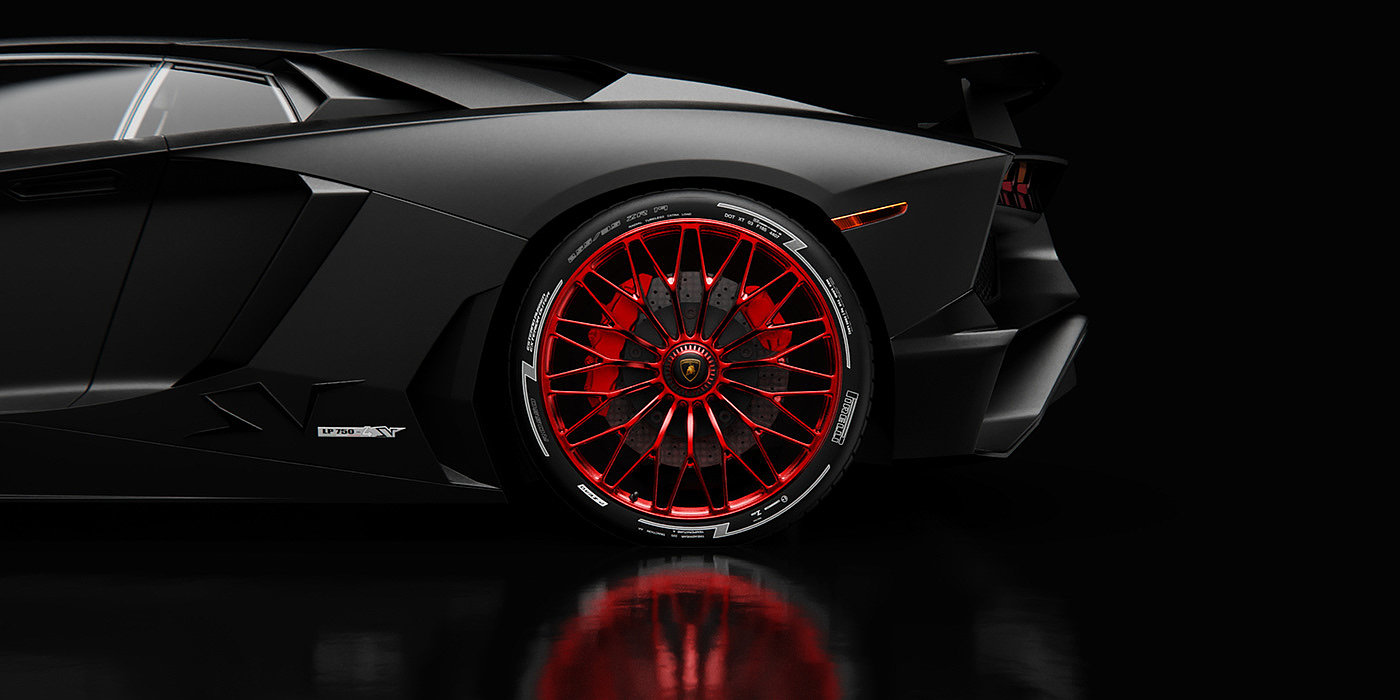 Lamborghini，Vehicle visualization，cgi，