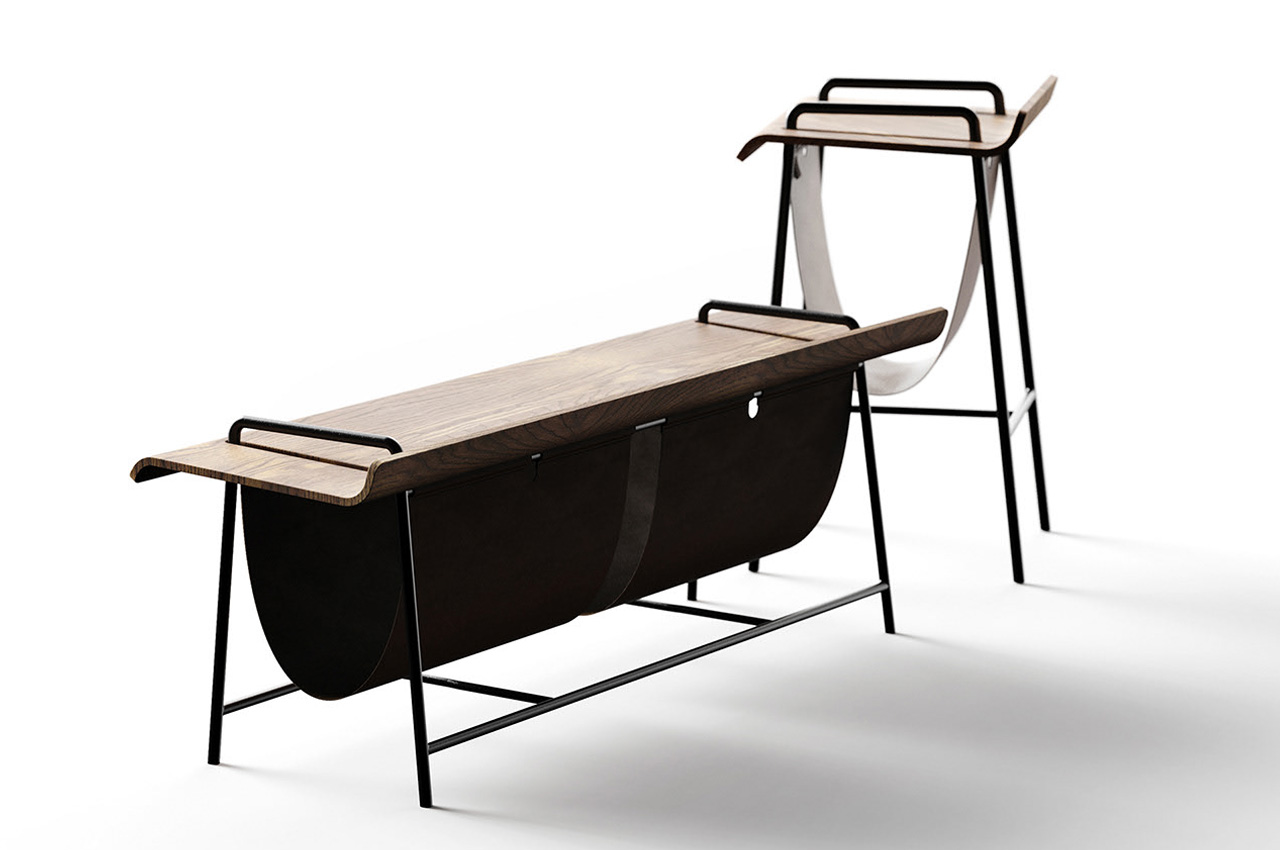 DesignThisIs，Receive，Wooden stool，stool，chair，