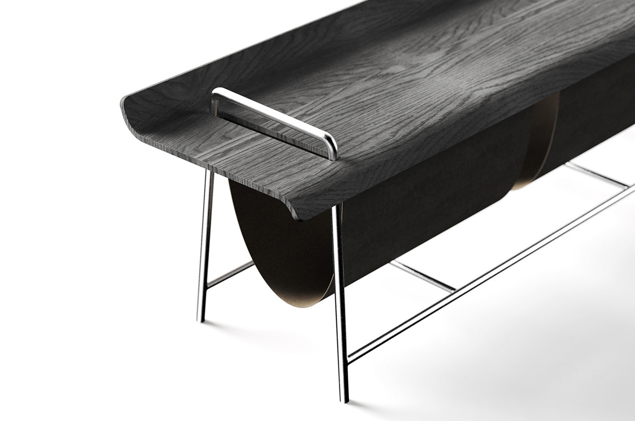 DesignThisIs，Receive，Wooden stool，stool，chair，