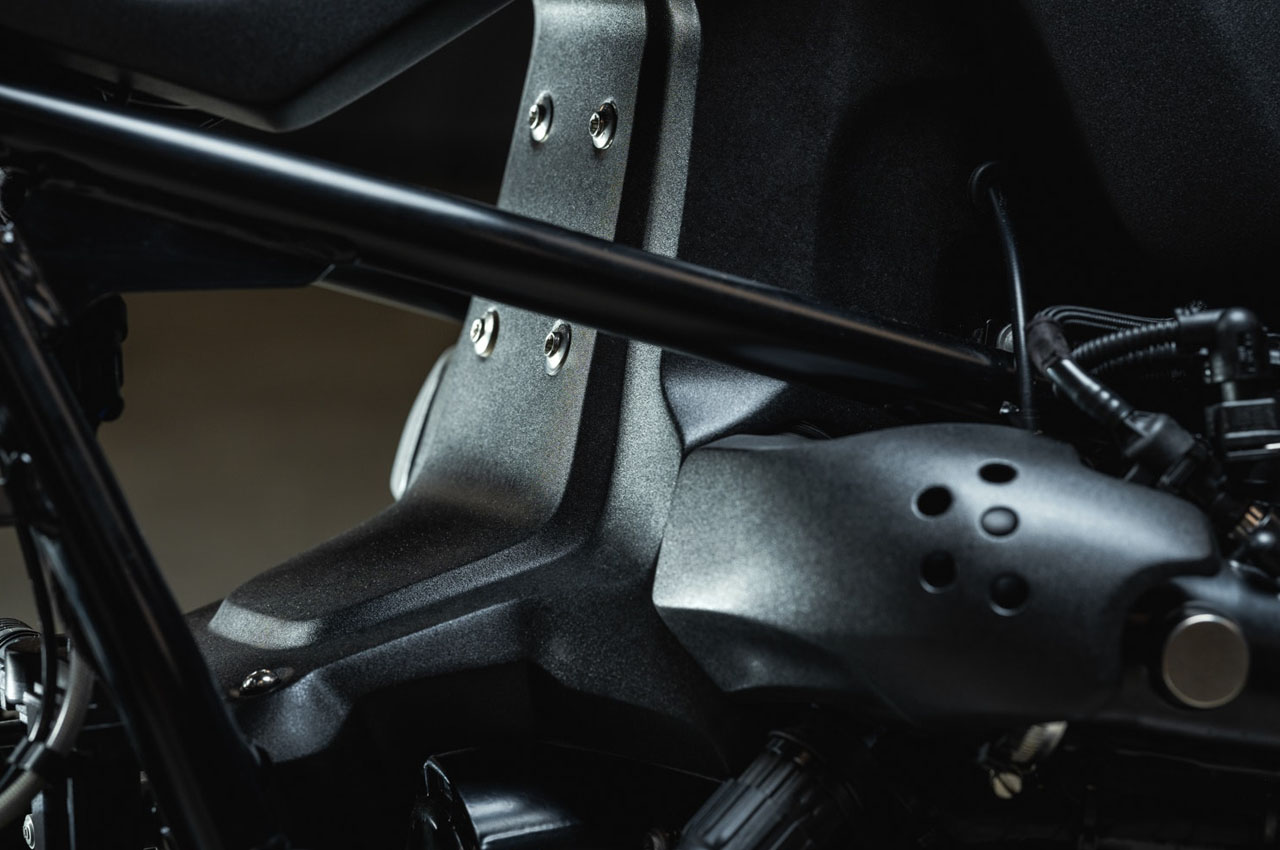 motorcycle，3D printing，black，