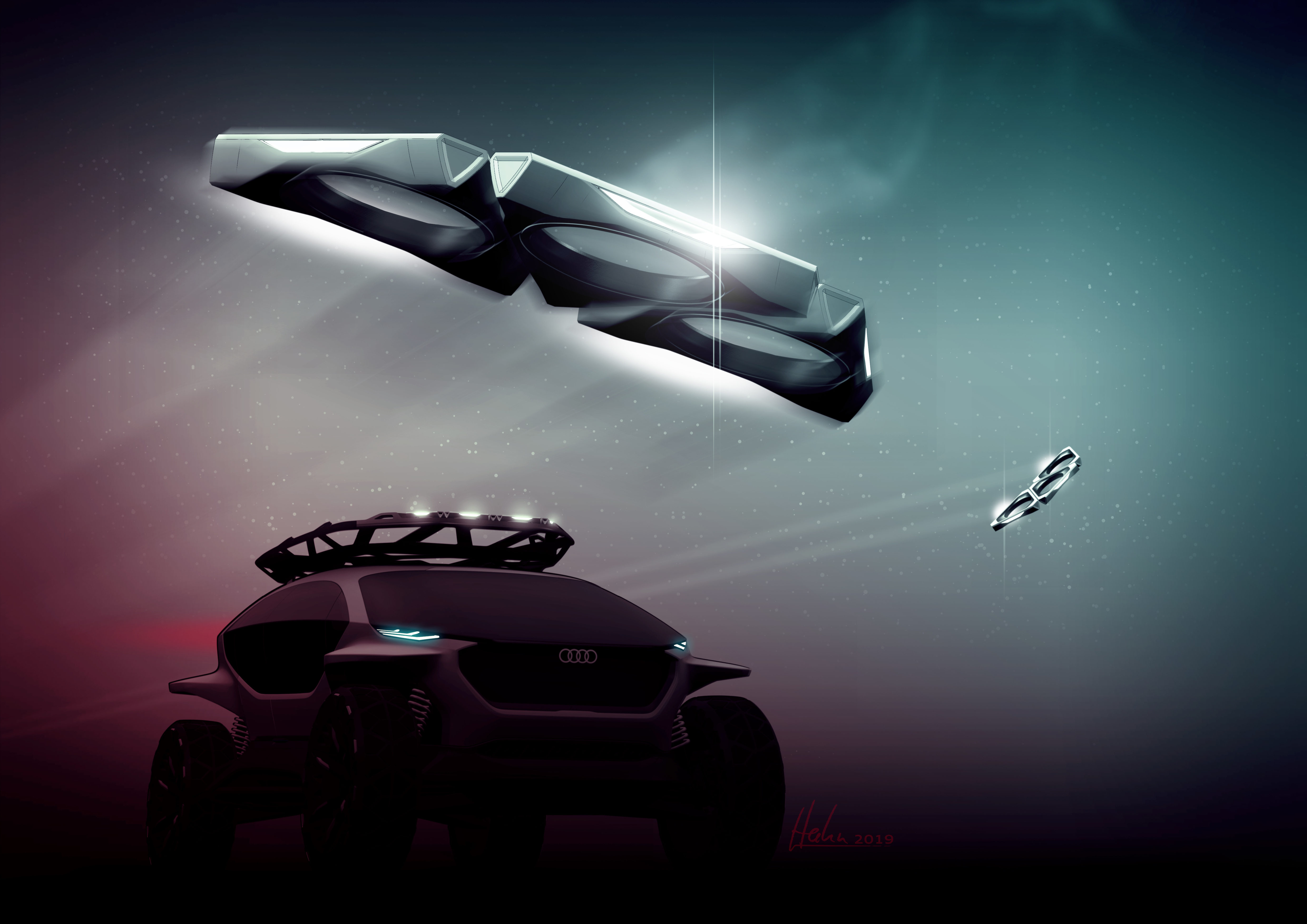 Very good!，design sketch，Concept Car，cross-country，