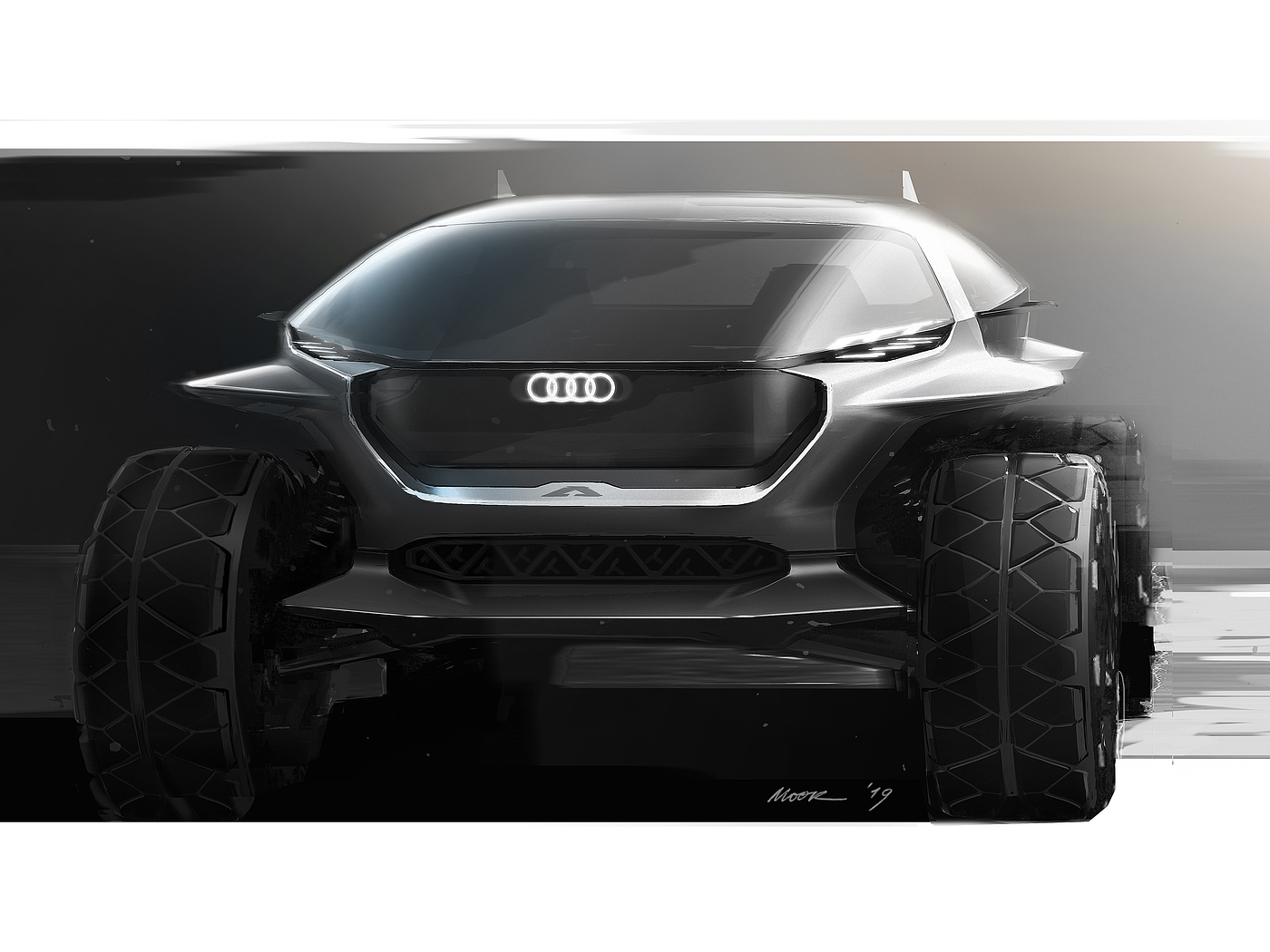 Very good!，design sketch，Concept Car，cross-country，