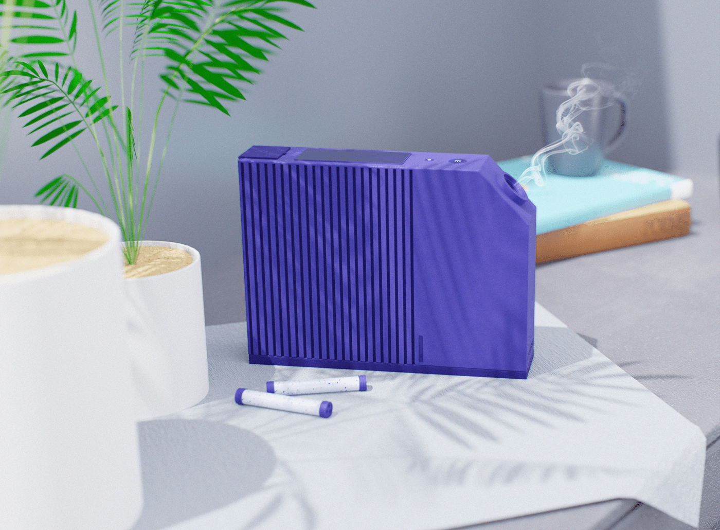 air cleaner，Mini，blue，