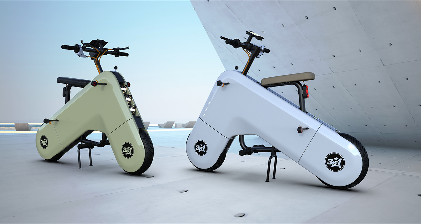 Electric vehicle，Sense of future，white，blue，