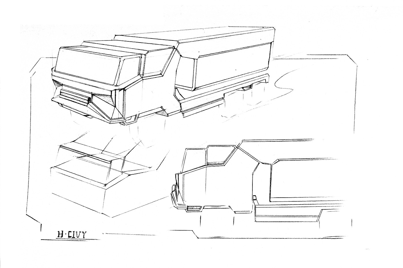 truck，