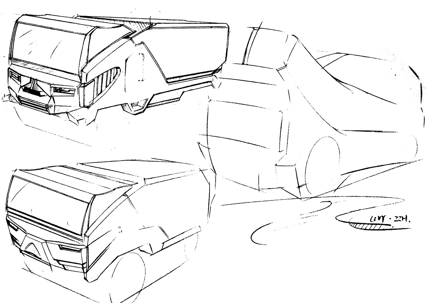 truck，