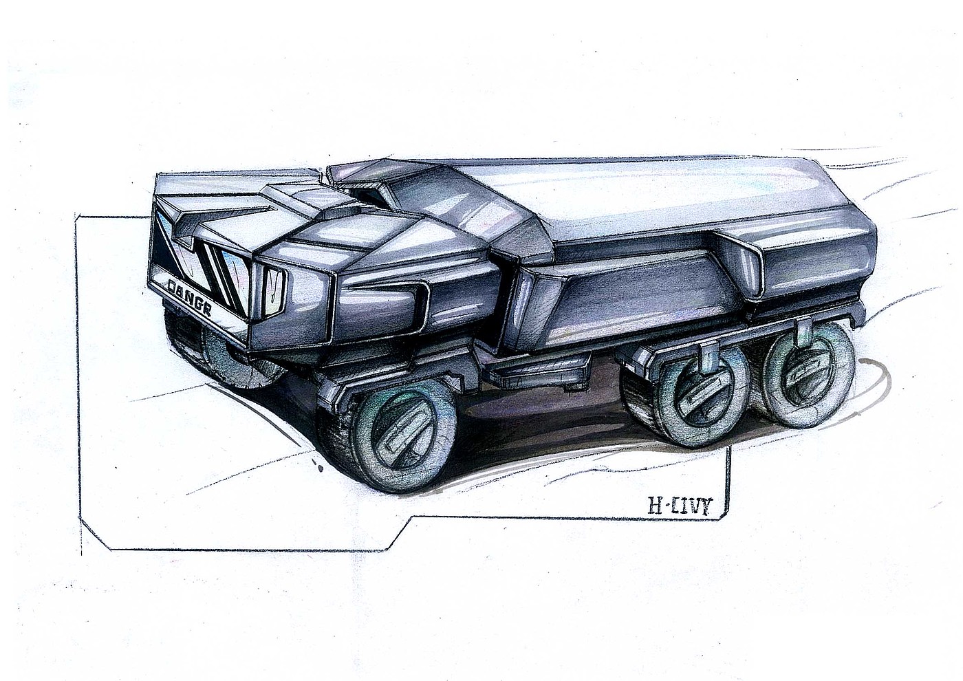 truck，