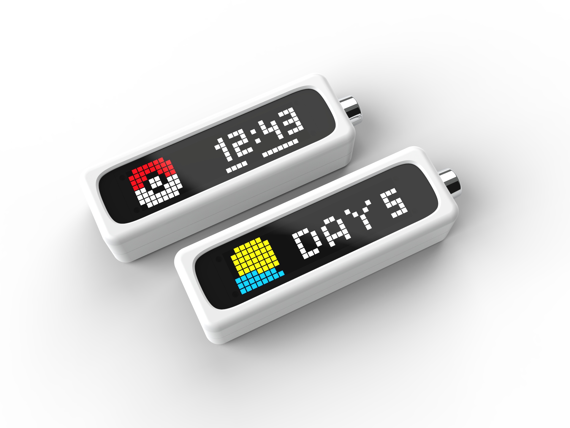 Clock，loudspeaker box，weather，Pickup lamp，spectrum，Temperature and humidity，