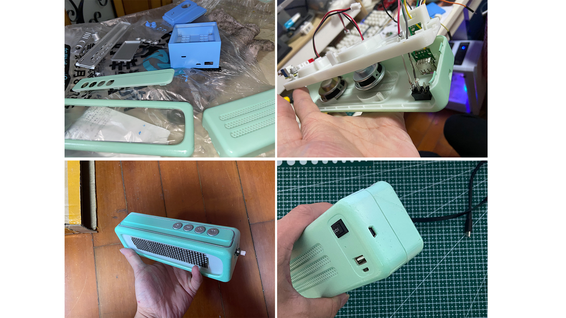 Clock，loudspeaker box，weather，Pickup lamp，spectrum，Temperature and humidity，