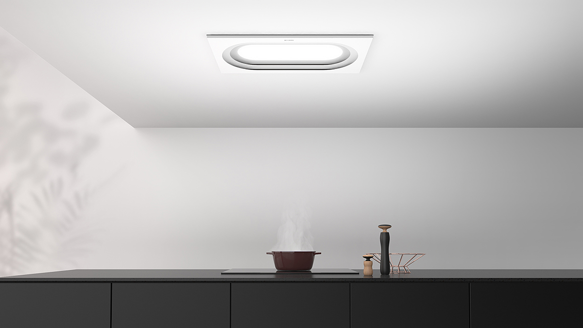 Range hood，Kitchen appliances，stainless steel，2021 red dot product design award，