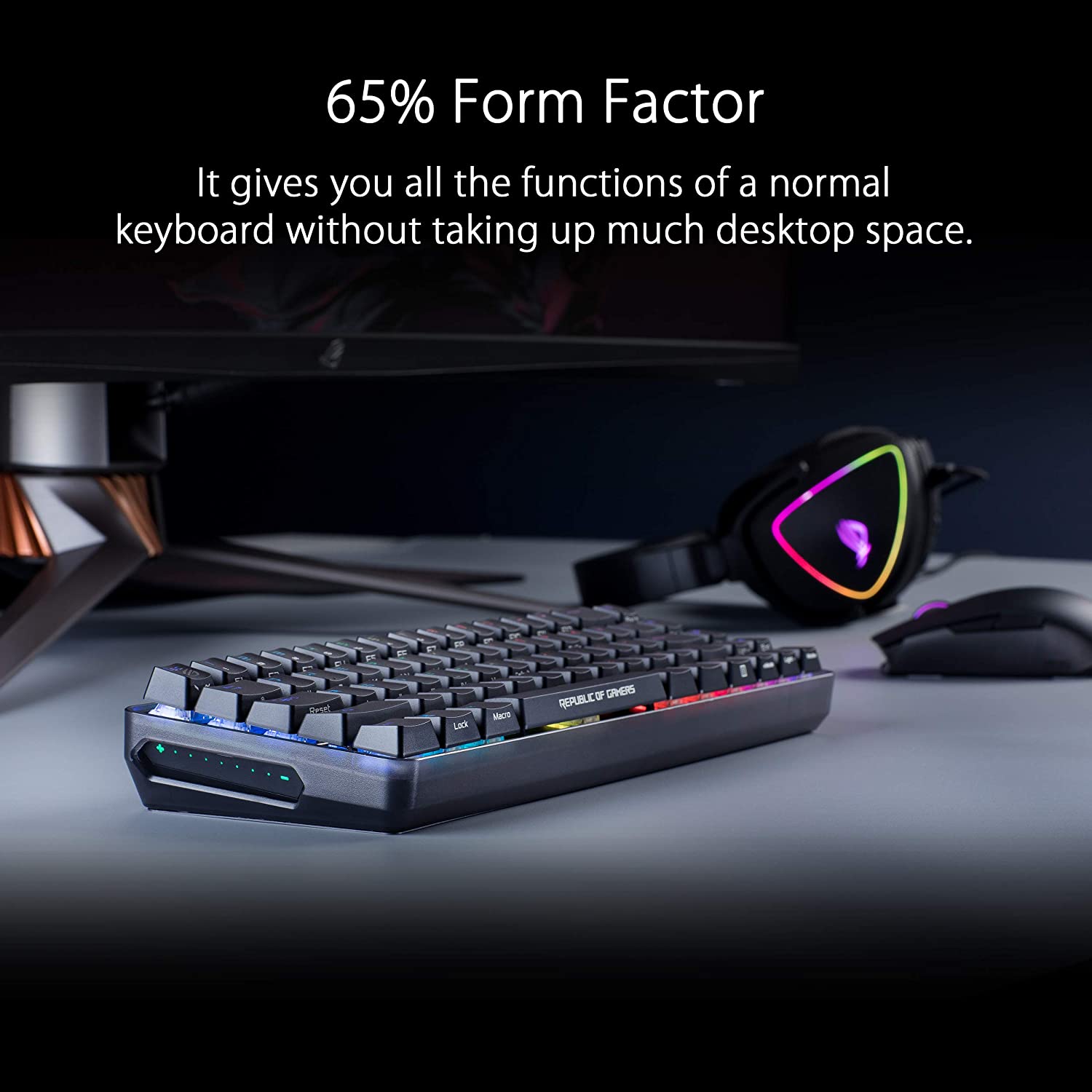 Gaming keyboard，wireless，ASUS，2021 red dot product design award，