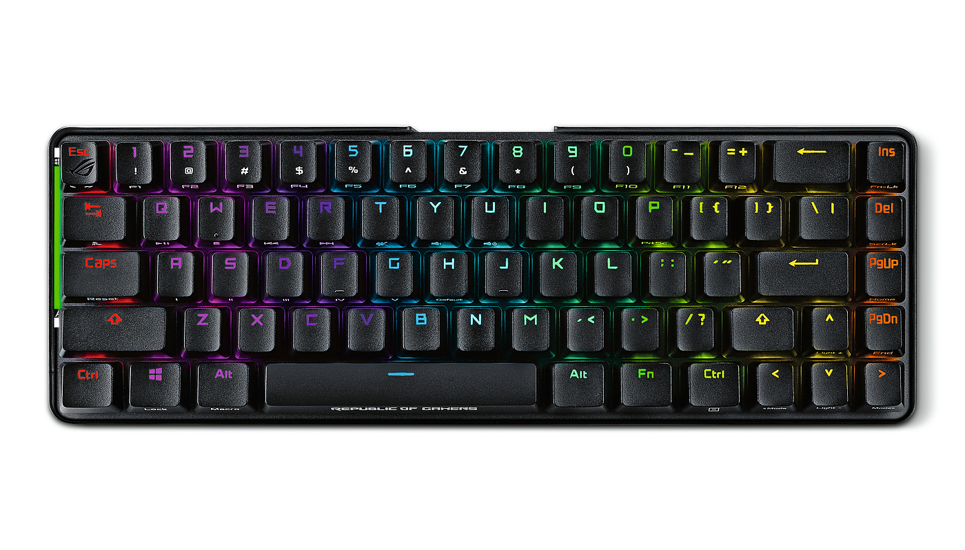 Gaming keyboard，wireless，ASUS，2021 red dot product design award，