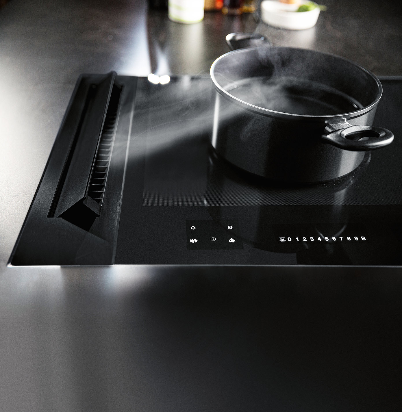 Cooker，Smoke lampblack machine，black，2021 red dot product design award，
