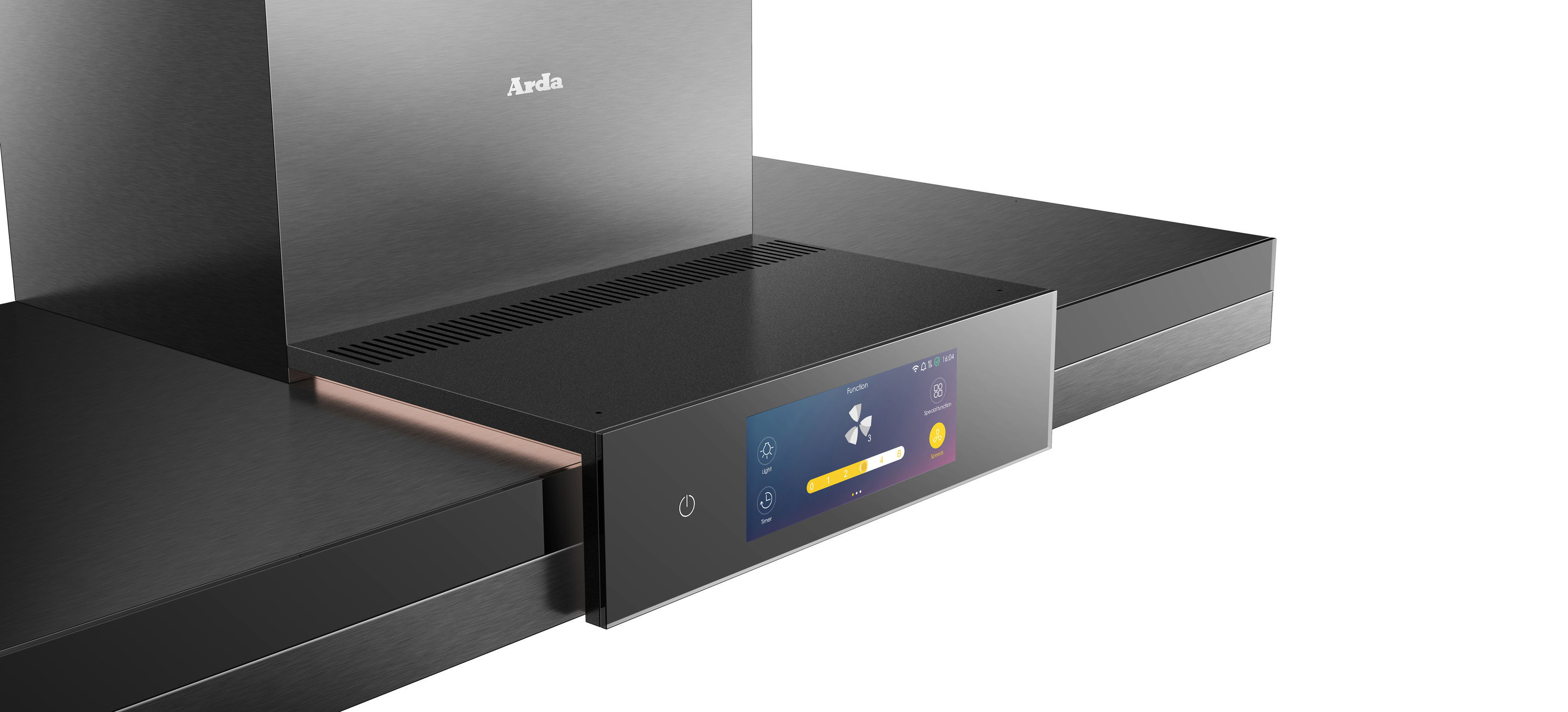 Smoke lampblack machine，Arda，intelligence，Kitchen appliances，2021 red dot product design award，