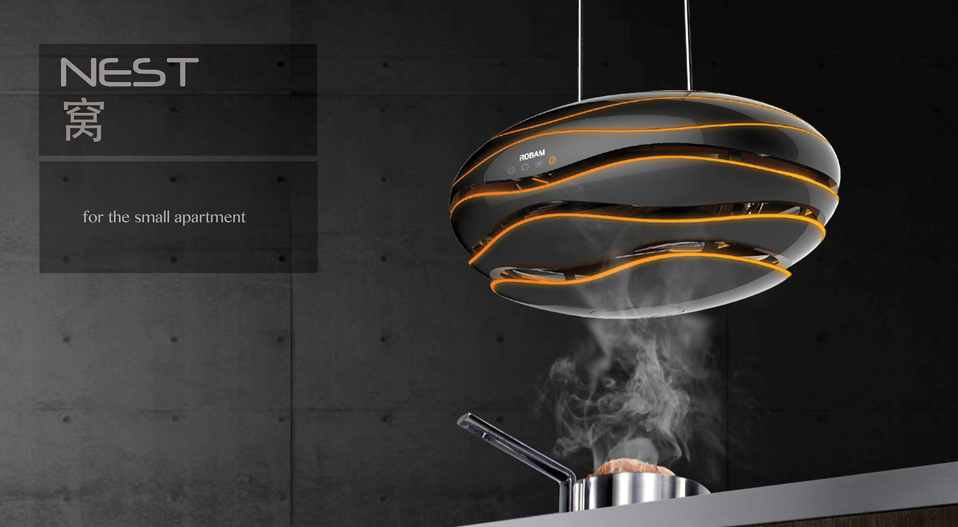 nest，nest，powerful，Smoke lampblack machine，Kitchen appliances，