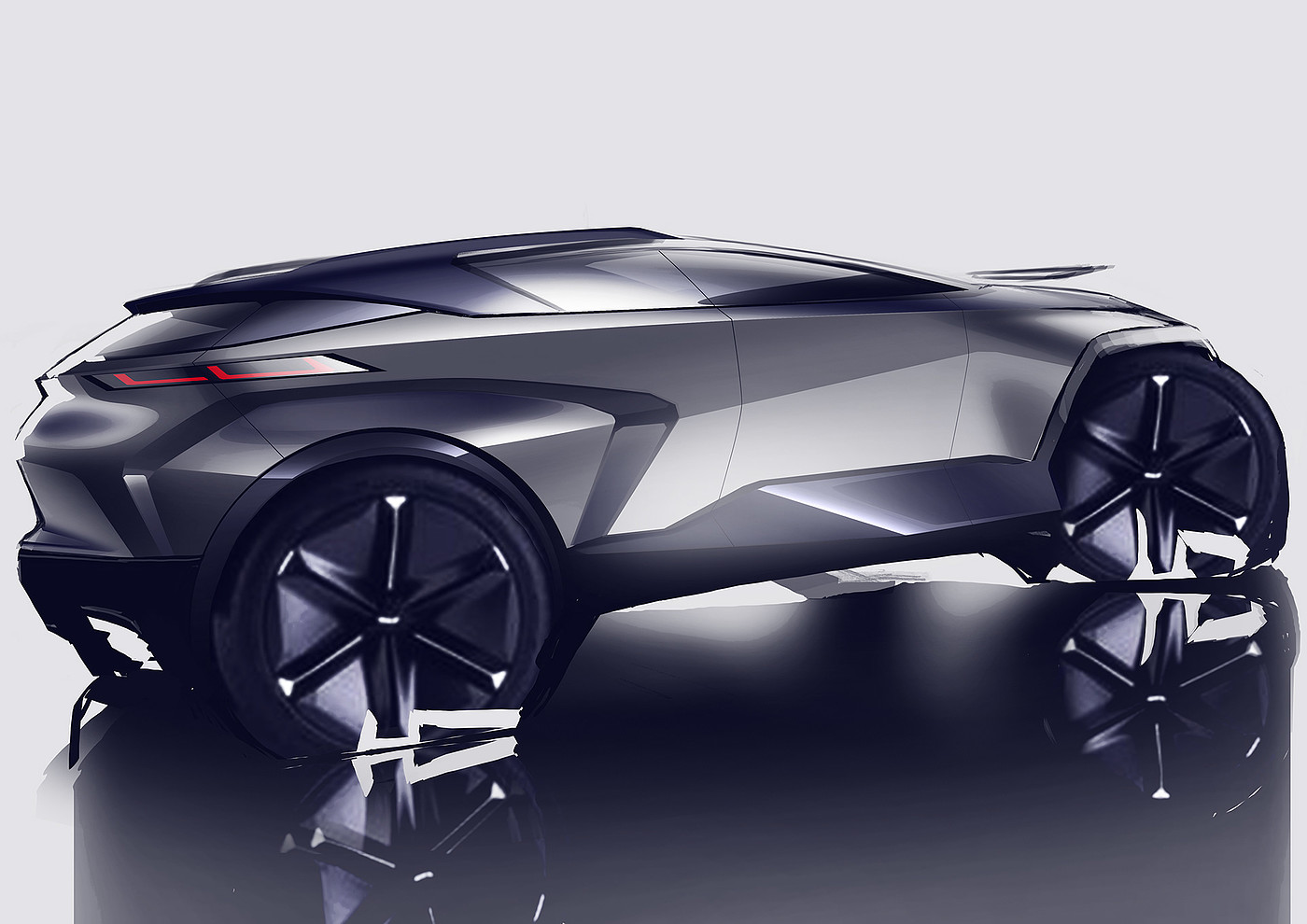 Rohit Dhiman，Automobile design，conceptual design，sketch，a design chart，