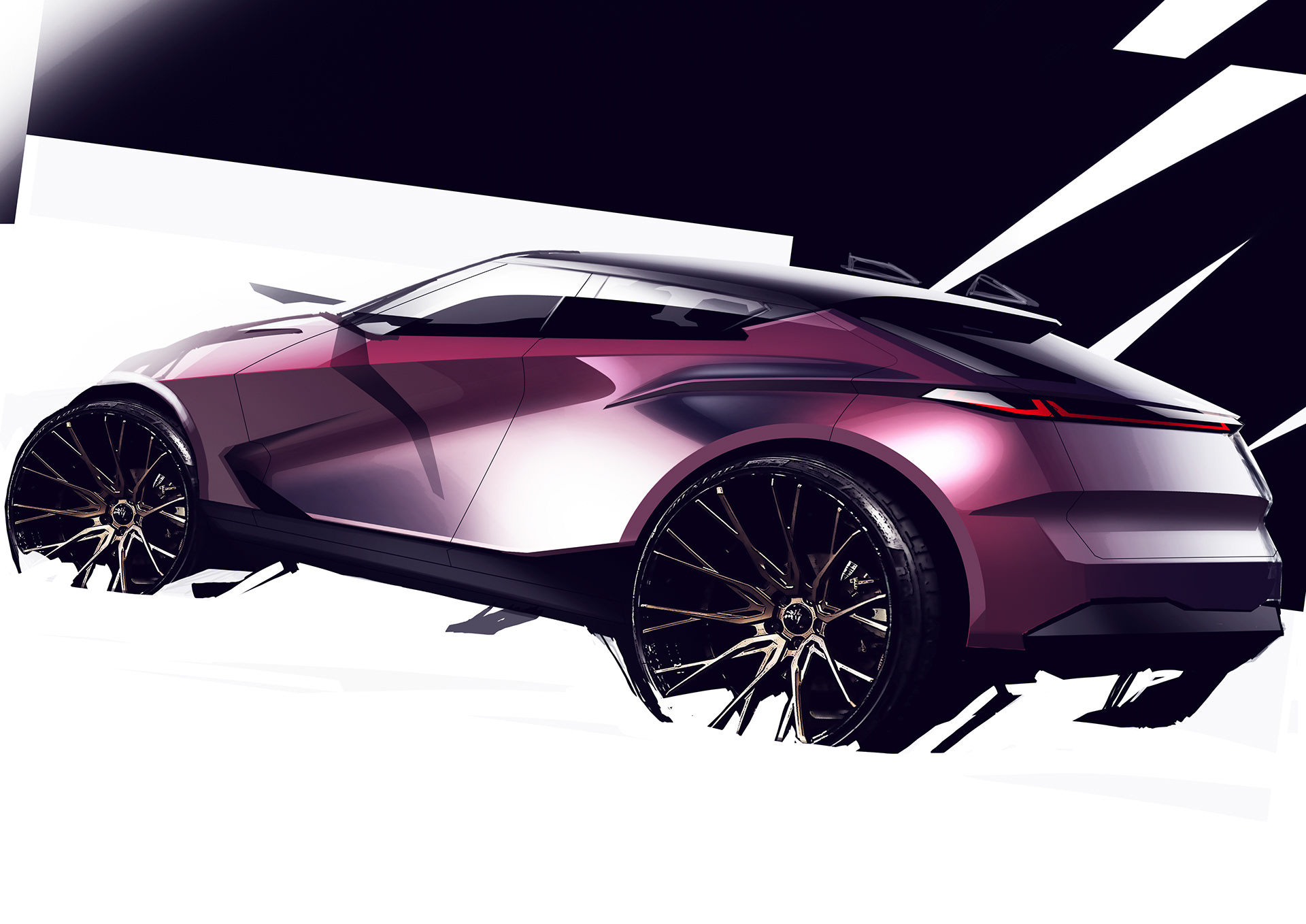 Rohit Dhiman，Automobile design，conceptual design，sketch，a design chart，