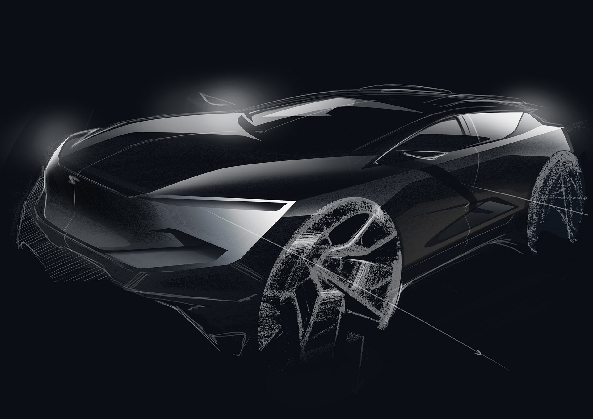 Rohit Dhiman，Automobile design，conceptual design，sketch，a design chart，