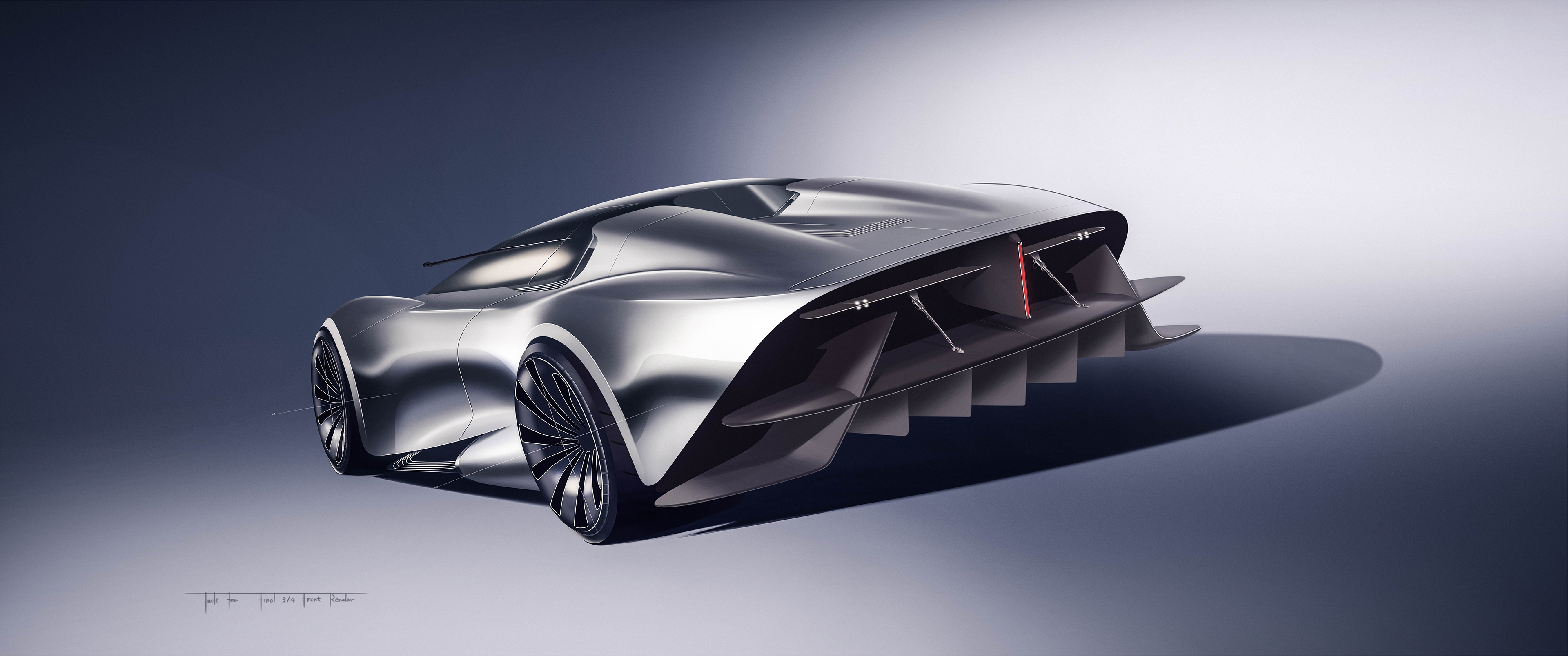 酷奔驰混合动力超级跑车设计