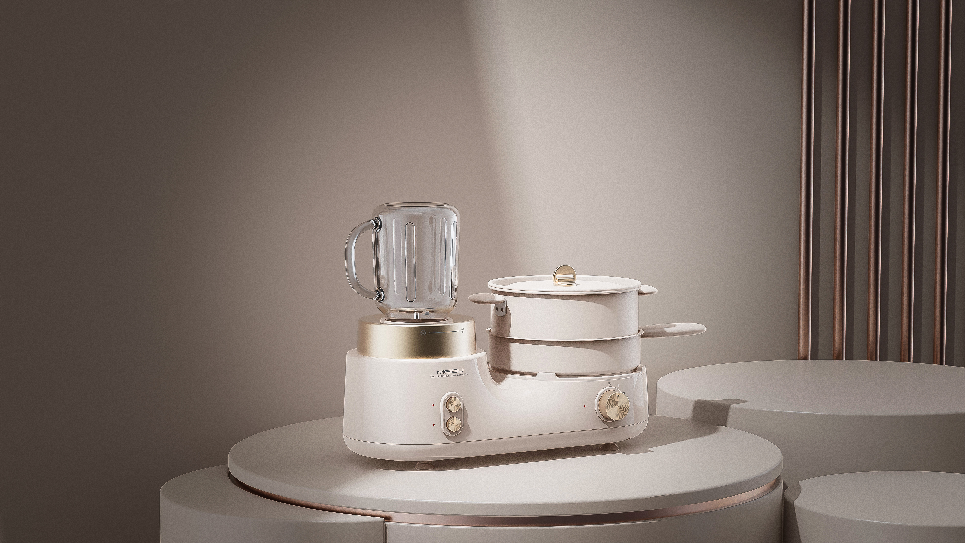 Breakfast machine，Simplicity，Retro，Branch，modelling，