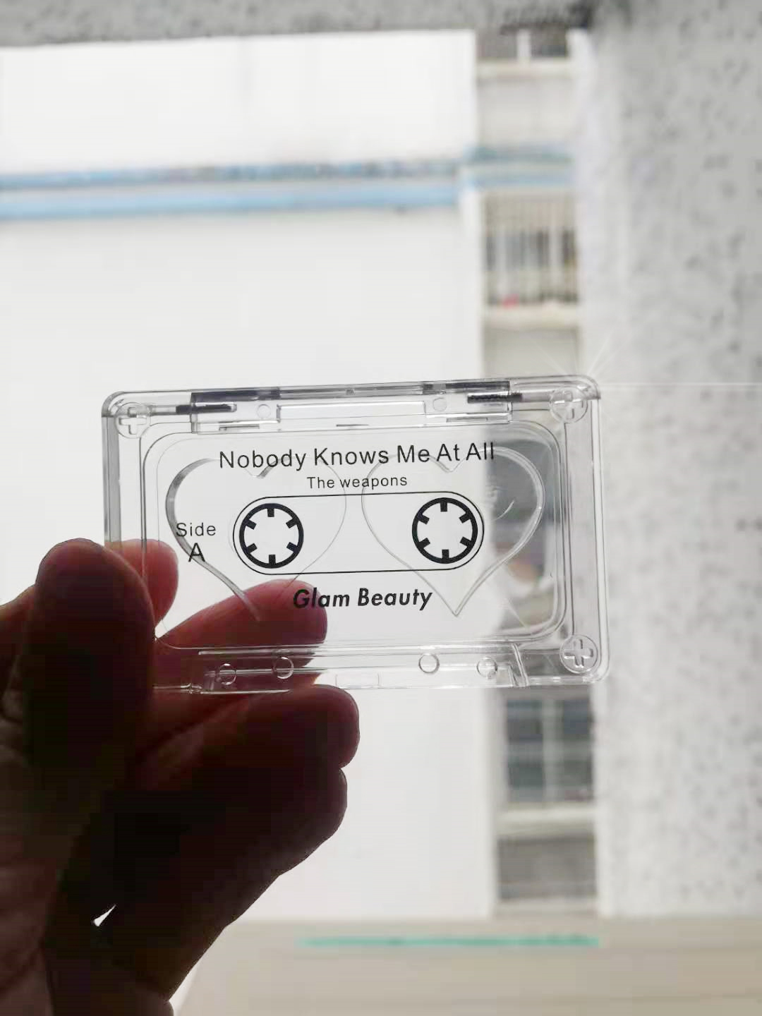 Cassette，magnetic tape，Transparent eye shadow box，time，Retro，