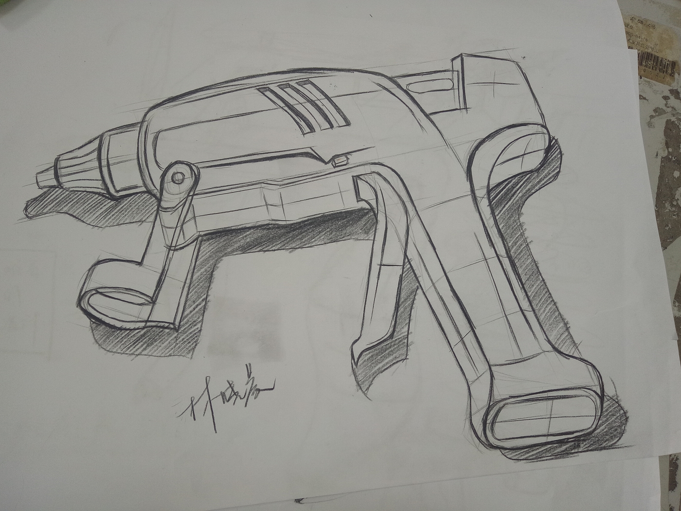 Hand drawn sketch，