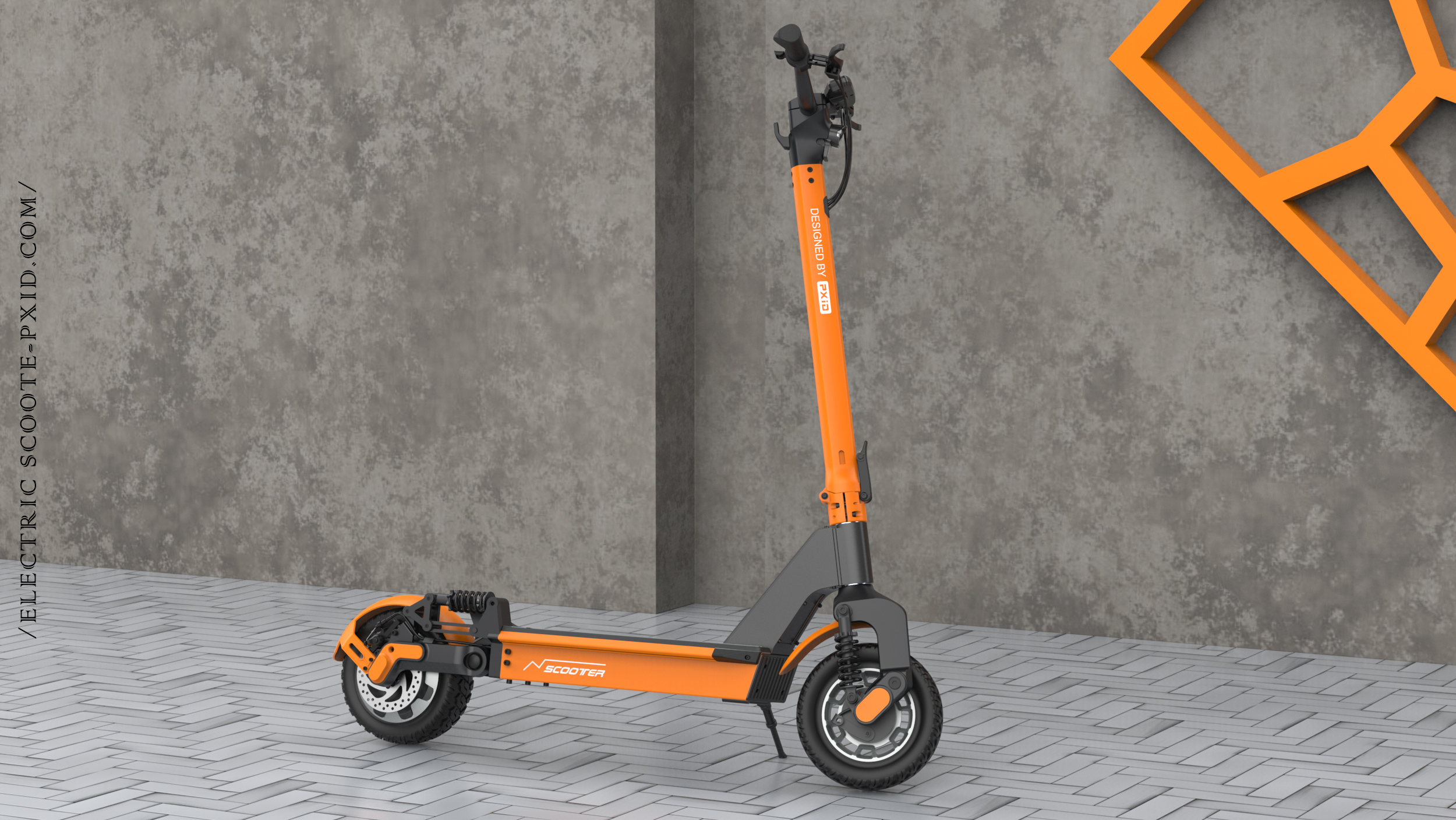 Scooter，Electric scooter，product design，industrial design，Appearance design，Scooter design，Vehicle design，