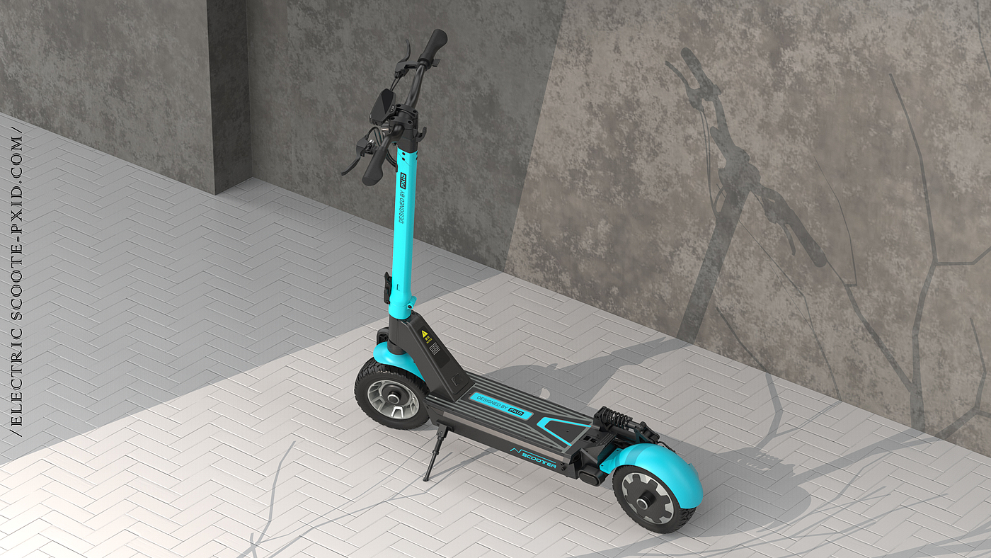 Scooter，Electric scooter，product design，industrial design，Appearance design，Scooter design，Vehicle design，