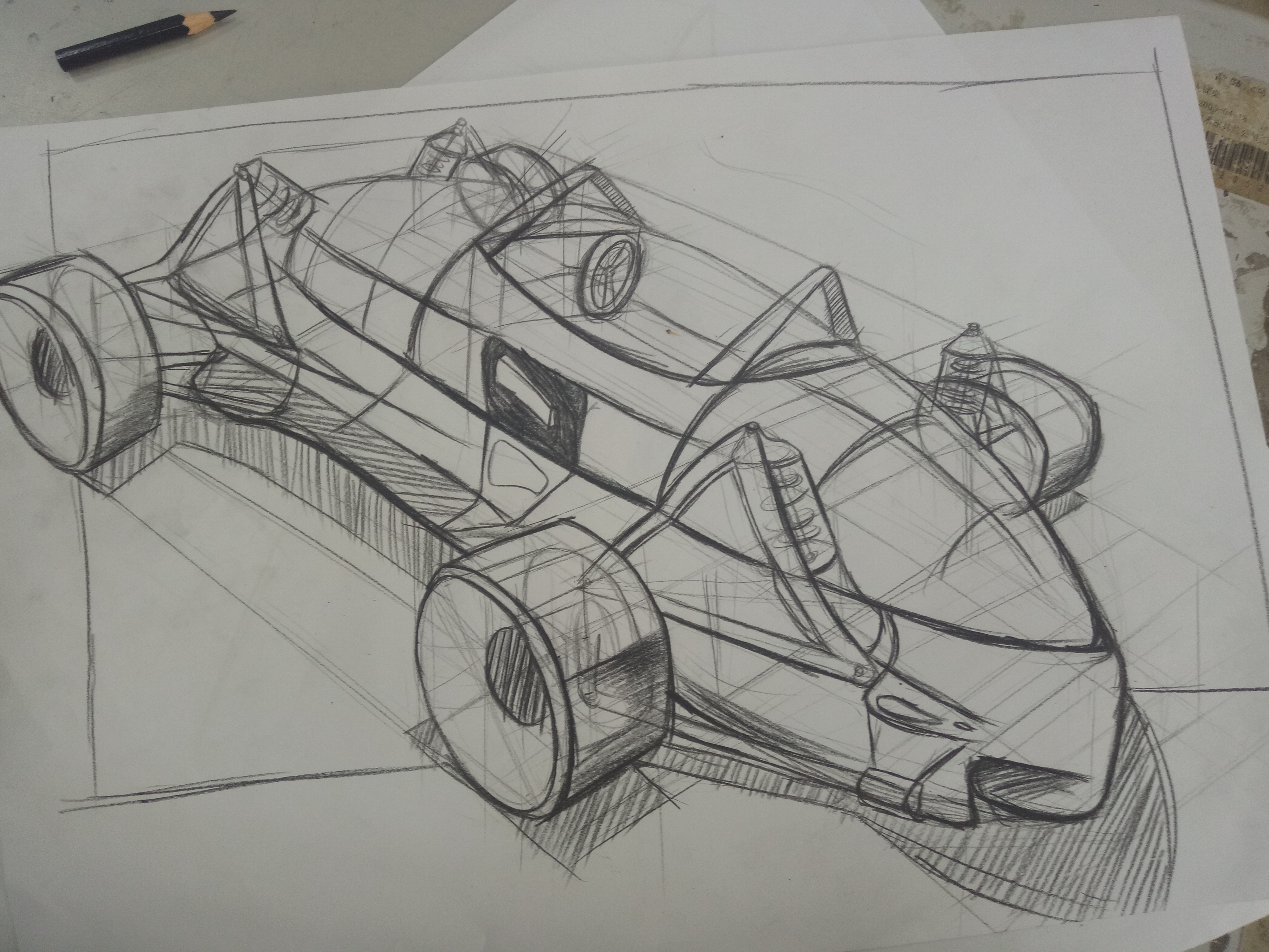 Hand drawn sketch，