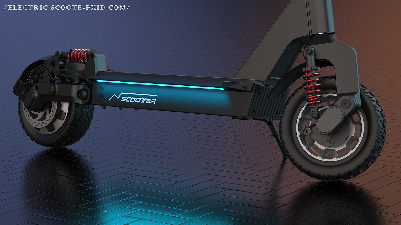 Scooter，Electric scooter，product design，industrial design，Appearance design，Scooter design，Vehicle design，