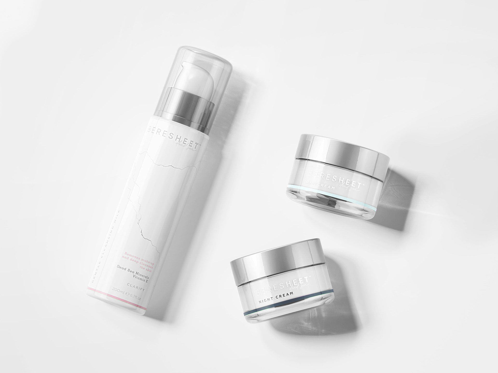 PG Brand Reforming，Beresheet，Brand design，packing design，white，Cosmetics，