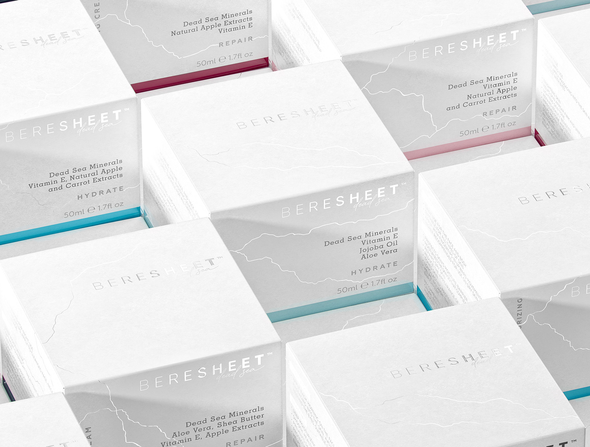 PG Brand Reforming，Beresheet，Brand design，packing design，white，Cosmetics，