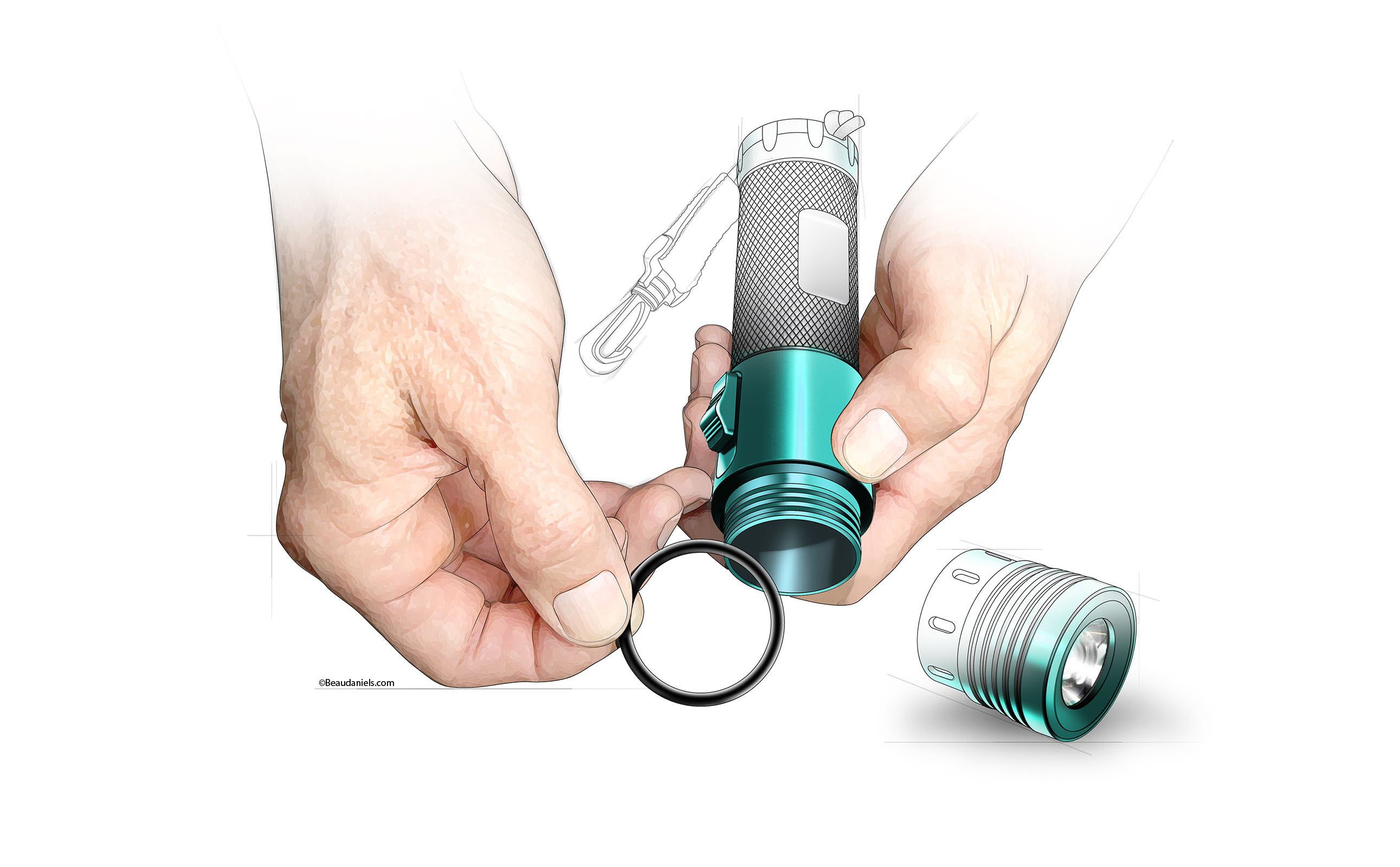 diver，diving，Diving Goggles，Oxygen tube，motion，