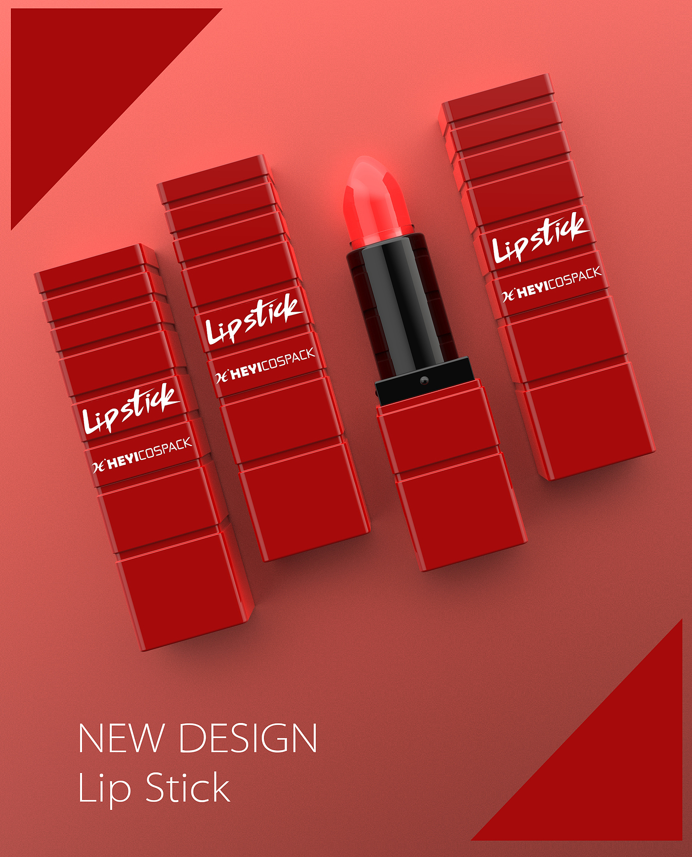 Lipstick tube，product design，