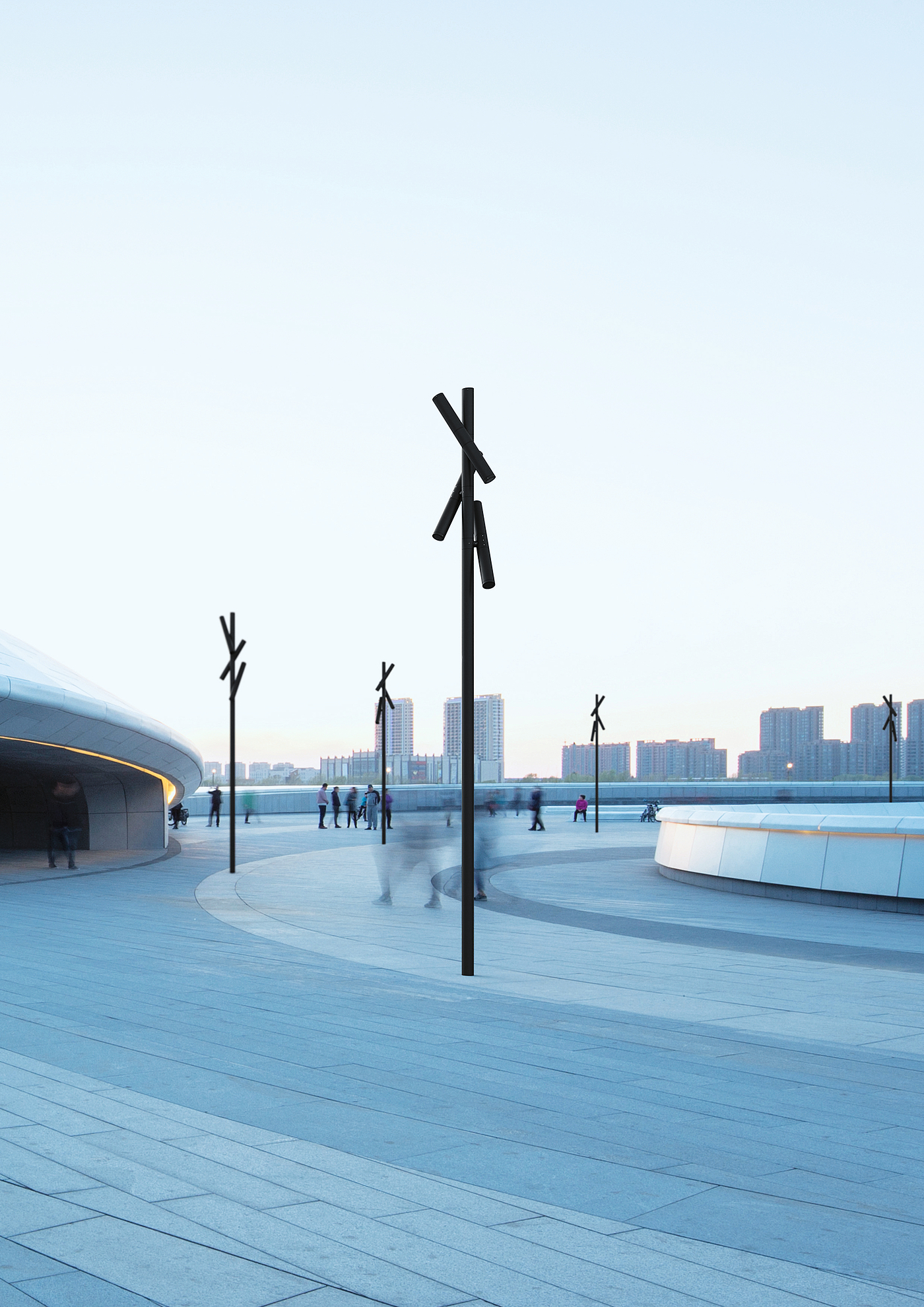 Outdoor lighting series，Nebula，2021 red dot product design award，Outdoor lighting ，