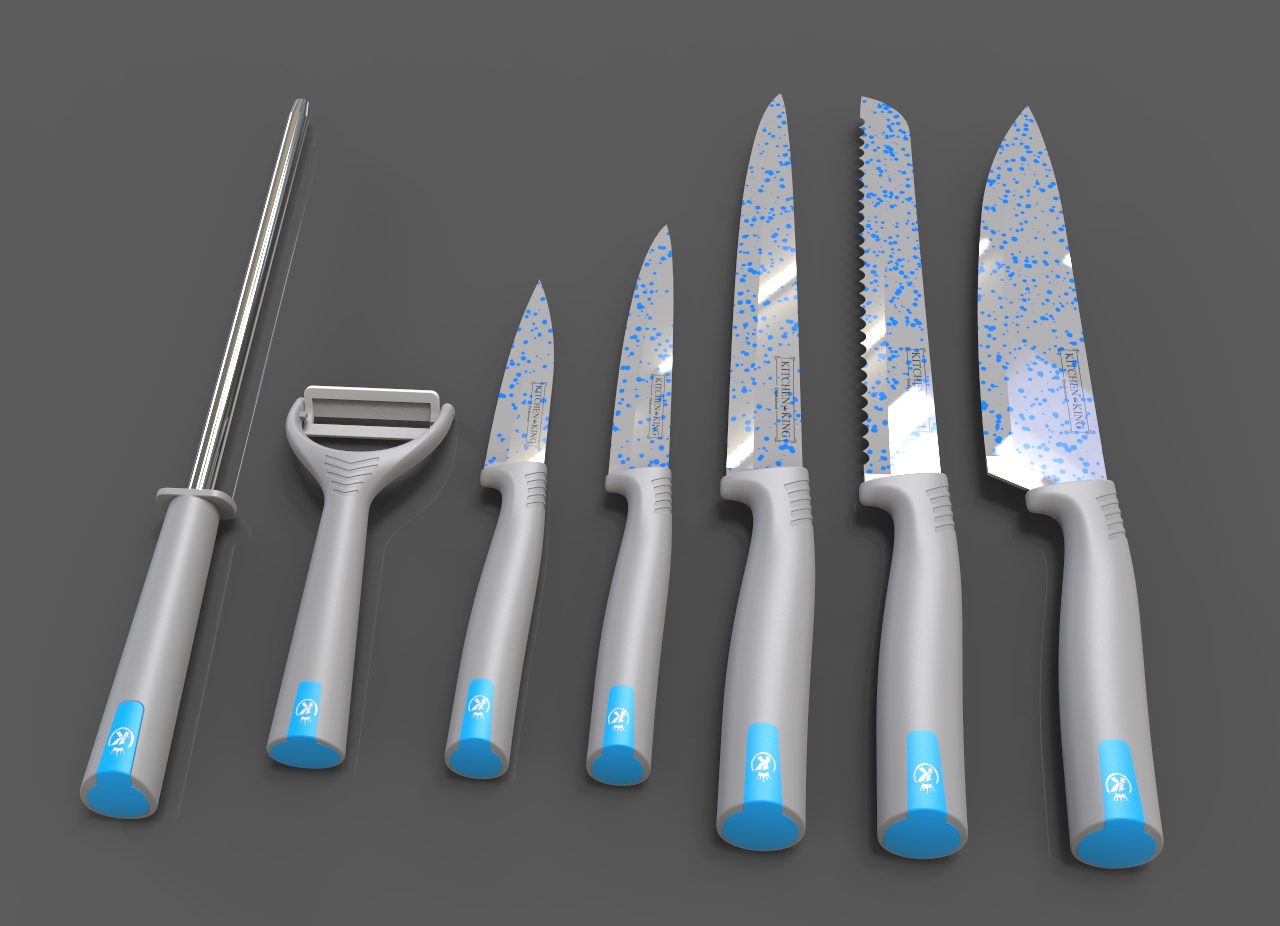 Kitchen supplies，Knife set，tool，kitchen knife，Fruit knife，Slicer，Magic knife stick，knife，