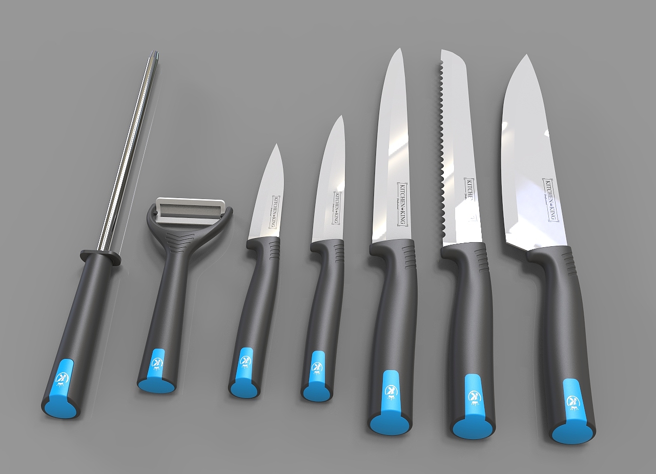 厨房用品，套刀，刀具，菜刀，水果刀，切片刀，魔刀棒，刀，