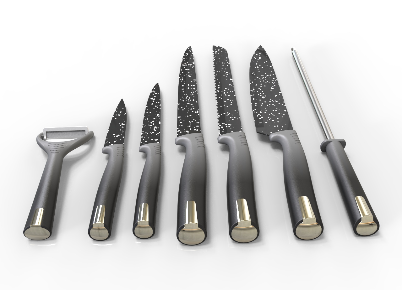 Kitchen supplies，Knife set，tool，kitchen knife，Fruit knife，Slicer，Magic knife stick，knife，