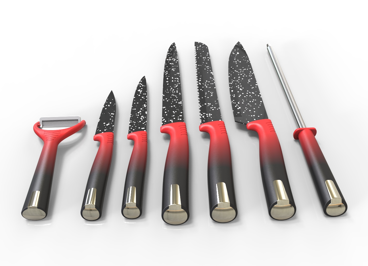 Kitchen supplies，Knife set，tool，kitchen knife，Fruit knife，Slicer，Magic knife stick，knife，