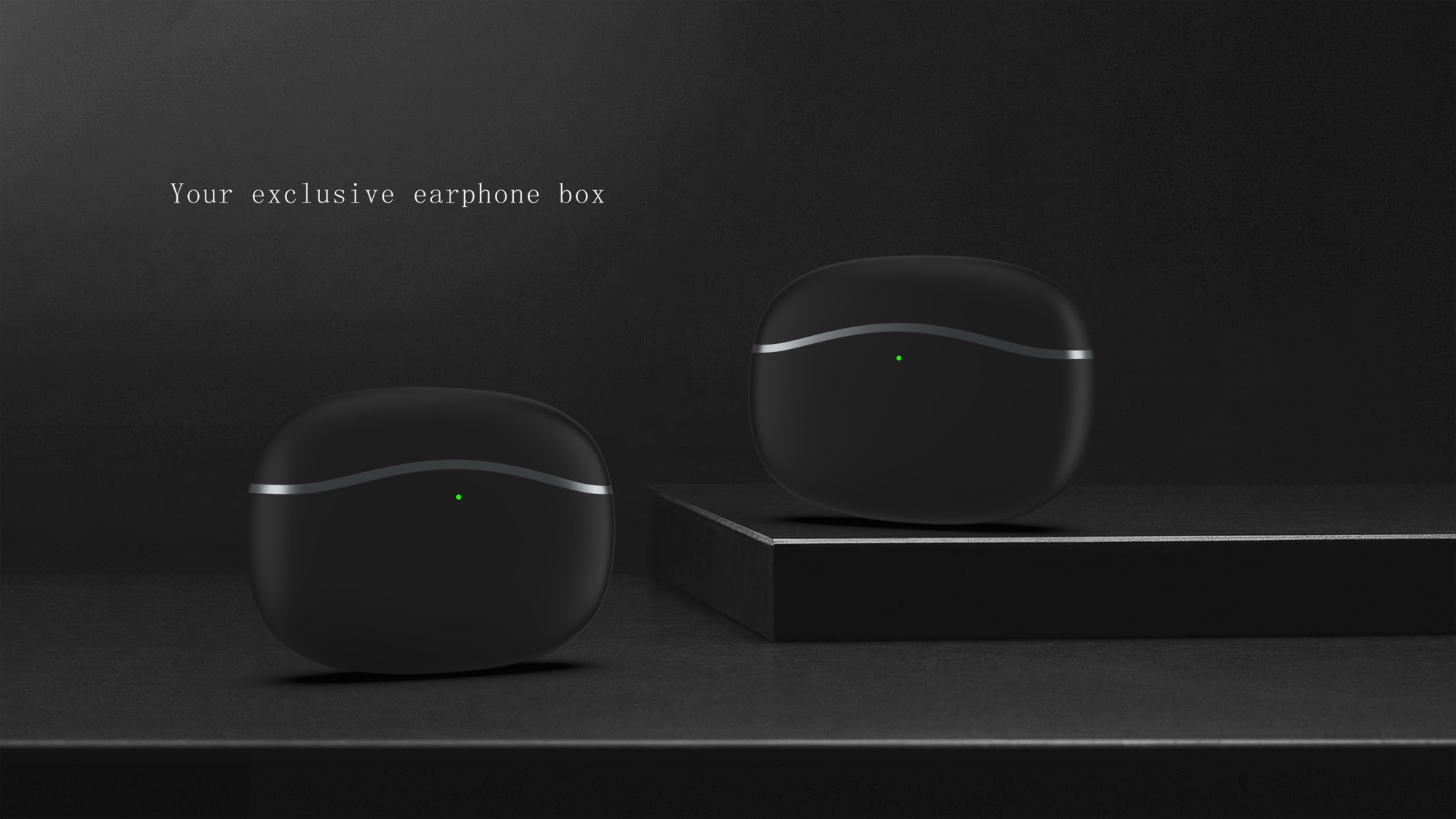 Earphone box，headset，cobblestone，Simplicity，business affairs，