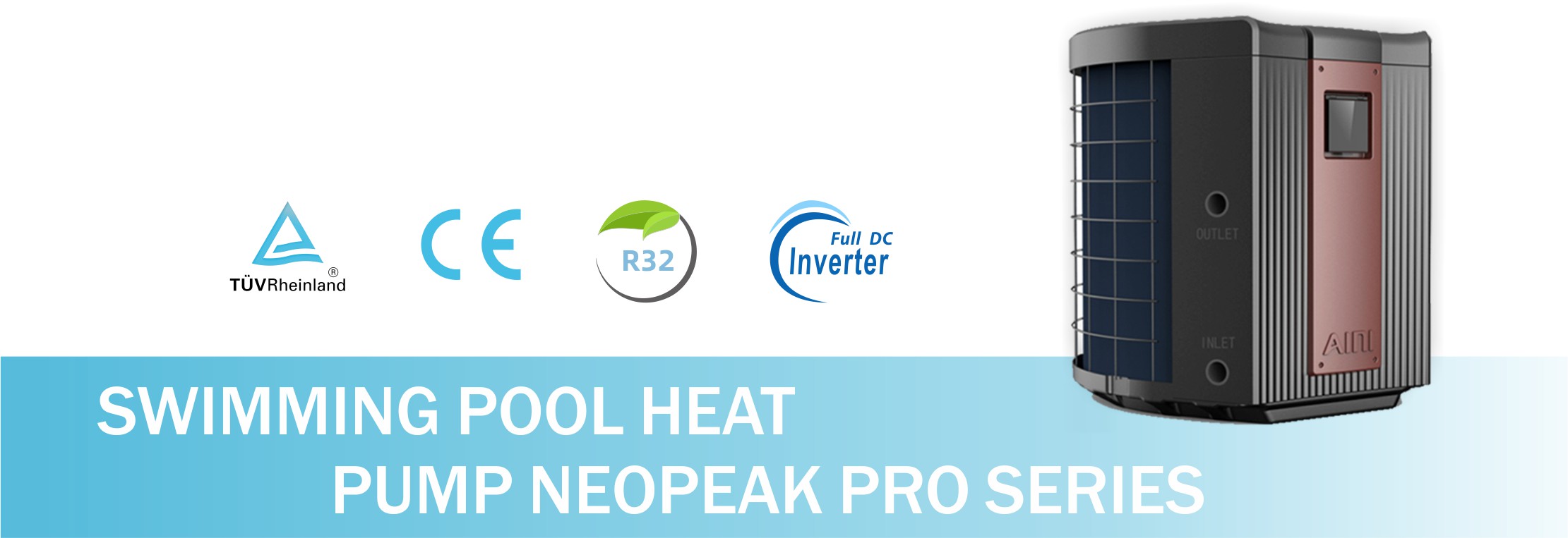 Swimming Pool，Hot water pump，2021 red dot product design award，