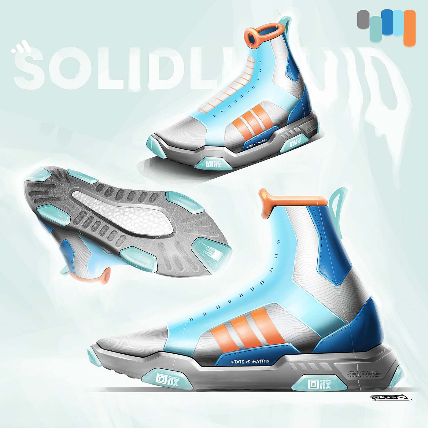 Little picture book of the great God，sneakers，Ubee ，