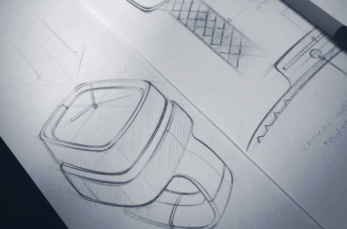 Wrist watch，Hand drawn，Little picture book of the great God，