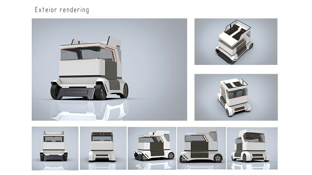 Vehicle design，young people，lying flat，